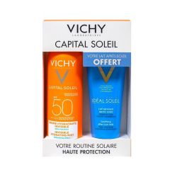 Vichy Capital Soleil Brume SPF50 200ml + Lait Après Soleil 100ml - Coffret