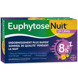 EuphytoseNuit Relaxation Endormissement Rapide - 15 comprimés