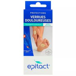 Epitact Protections Verrues Douloueuses - 5 protections - Soulage, protège et favorise la disparition sans douleur