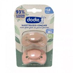 Dodie 2 Sucettes Anatomiques - Éco-Conçues - 18 Mois et Plus