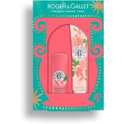 Roger & Gallet Fleur de Figuier Crème Mains 30 ml + Baume Lèvres Sublimateur 3,5 g