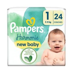 Pampers Harmonie Taille 1 / 2-5kg - 24 Couches
