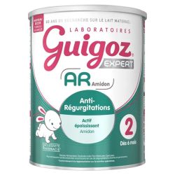 Guigoz Expert AR 2 Lait 2ème Âge Dès 6 Mois 780g – Anti-régurgitations