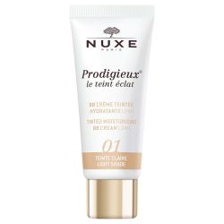 Nuxe Prodigieux BB Crème Teintée Hydratante - Unifie et Hydrate la Peau - Teinte Claire - N°1 - 30 ml