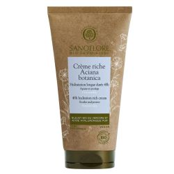 Sanoflore Aciana Botanica Crème Riche Hydratation Longue Durée Bio Peau Sensible - 50ml