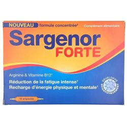 Cooper Sargenor FORTE 10 Ampoules - Réduction de la fatigue intense et recharge d'énergie
