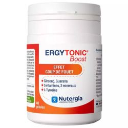 Nutergia ErgyTonic Boost - 40 gélules - Effet coup de fouet
