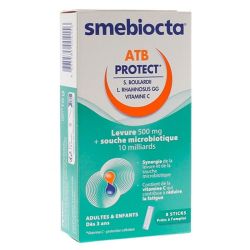 Smebiocta Atb Protect Poudre - Réduit les Problèmes Intestinaux - Dès 3 ans - 8 Sticks
