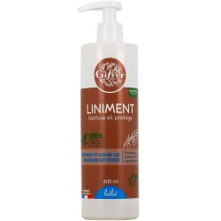 Gifrer Liniment Oléo-Calcaire - 400ml - Nettoie, protège et apaise - Spécial change bébé