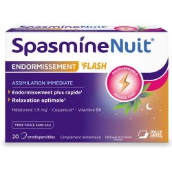 Jolly Jatel SpasmineNuit Endormissement Flash - 20 Comprimés Orodispersibles