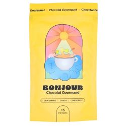 Bonjour Saveur Chocolat Gourmand 90g/15 Portions - Boisson bien-être en poudre, complément alimentaire