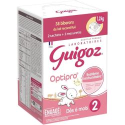 Guigoz Optipro Lait en Poudre 2ᵉ Âge - 1,2kg