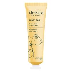 Melvita Honey SOS Crème Mains Nourrissante Miel Bio Mains Sèches & Abîmées - 30g