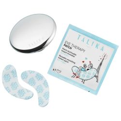Talika Eye Therapy Patch Lissant Immédiat Contour de l'Œil - 6 Paires de Patchs + 1 Boîte avec Miroir