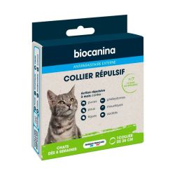 Biocanina Collier Répulsif - Pour Chats - Dès 8 Semaines - 1 Unité