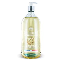 Les Petits Bains de Provence Gel douche Neutre - 1 Litre - Surgras & sans savon - Peaux sensibles