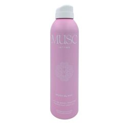 Musc Intime Musc Blanc Lait en Spray Parfumé 200 ml - Lait corporel hydratant au beurre de karité