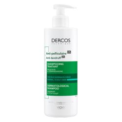 Vichy Dercos Shampoing Anti-pelliculaire cheveux normaux à gras 390 ml