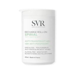 SVR Spirial recharge déodorant anti-transpirant 48h roll-on, 50ml