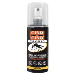 Cinq sur Cinq Spray Tropic Anti-Moustiques et Répulsif Renforcé - 100 ml