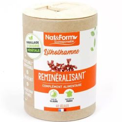 Nat&Form Lithothamne - 60 gélules - Ossature, confort articulaire et équilibre acido-basique