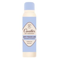 Cavaillès Anti-traces 48h Anti-Transpirant Spray Bergamote Musquée 150ml -Fini doux