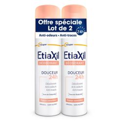 Etiaxil Déodorant Douceur 48h Aérosol - Lot de 2 x 150ml