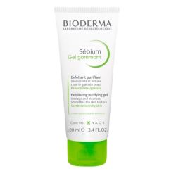 Bioderma Sébium Gel Gommant Exfoliant Purifiant Peaux Mixtes à Grasses - 75ml
