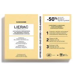 Lierac Sunissime Les Capsules Préparatrices Lot de 2 x 30 Capsules – Préparation et éclat du hâle