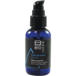 BcomBIO Homme Huile de Barbe - 50 ml - Nourrit, discipline et sublime la barbe