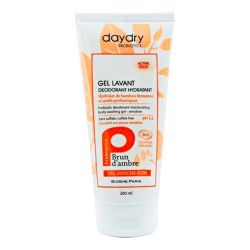 Biosme DayDry Gel Lavant Déodorant Bio - Hydratant Naturel - Brun d'ambre - 200ml