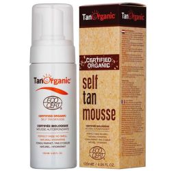 Naturecos Tan Organic Mousse Autobronzante - Hâle le Teint et Hydrate la Peau - 120 ml