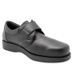 Dr Comfort CHUT Pat Noir - Chaussures Confort Homme Pieds Diabétiques