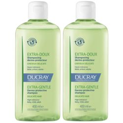 Ducray Extra-Doux Shampoing Dermo-Protecteur 2x400ml – Usage fréquent