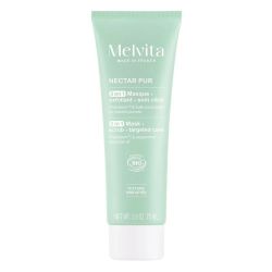 Melvita Nectar Pur Masque Exfoliant 3-en-1 Bio Peaux Mixtes à Grasses - 75ml