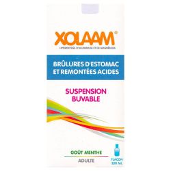 Sun Pharma Xolaam Suspension Buvable en Flacon - Brûlure d'Estomac - 250 ml