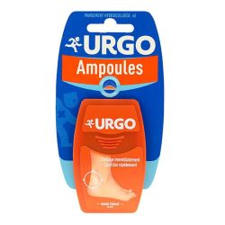 Urgo Ampoules Traitement Talon Grand Format - 5 Pansements - Soulagement et Cicatrisation