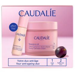 Caudalie Coffret Resveratrol-Lift - Crème Cachemire Redensifiante 50ml + Sérum Liftant Fermeté 10ml OFFERT