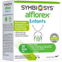 Biocodex Symbiosys Alflorex Enfants - 30 Sticks - Soutien du microbiote et du système immunitaire dès 3 ans
