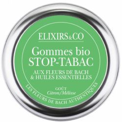 Elixirs & Co Gommes Bio Stop-Tabac Fleurs de Bach 45g – Soutien et sevrage serein