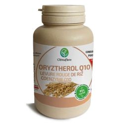 Clémaflore Oryztherol Q10 180 gélules - Levure de riz rouge, Coenzyme Q10