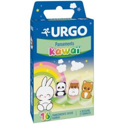 URGO Pansements Kawaï effet tatoo - 16 pansements