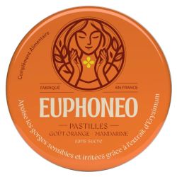 Euphoneo Orange‑Mandarine Sans Sucre - 50 Pastilles