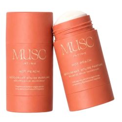 Musc Intime Hot Peach Déodorant Solide Parfumé Organique 50g – Fraîcheur et protection