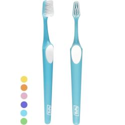 TePe Supreme Brosse à Dents Souple Eco-Responsable - Coloris Aléatoire - Précision et confort