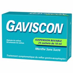 Gaviscon arôme menthe suspension buvable 24 sachets
