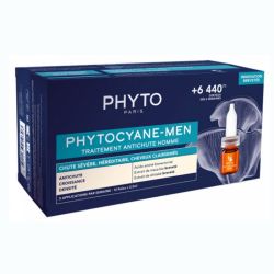 Phyto Phytocyane MenTraitement Antichute Homme 12 x 3,5 ml