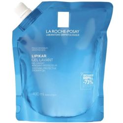 La Roche-Posay Lipikar Gel Lavant - Eco-Recharge de 400ml - Apaisant et Protecteur