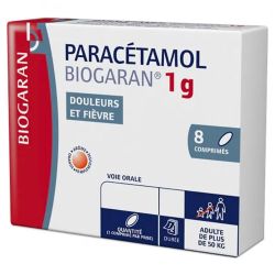 Biogaran Paracétamol 1g - 8 comprimés