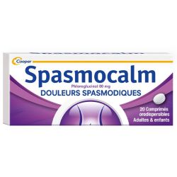 Cooper Spasmocalm 80 mg 20 comprimés orodispersibles